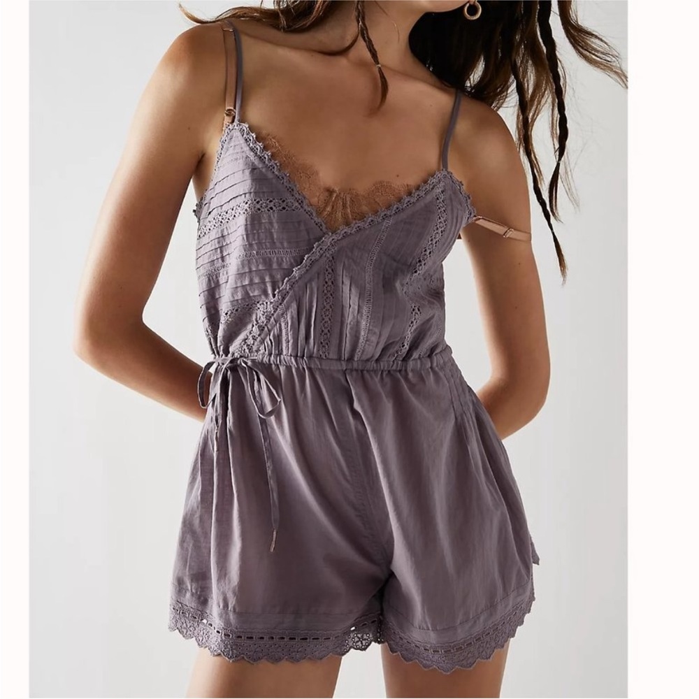 Free People Night Fall Romper